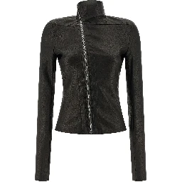 Black Lamb Leather Leather Jacket