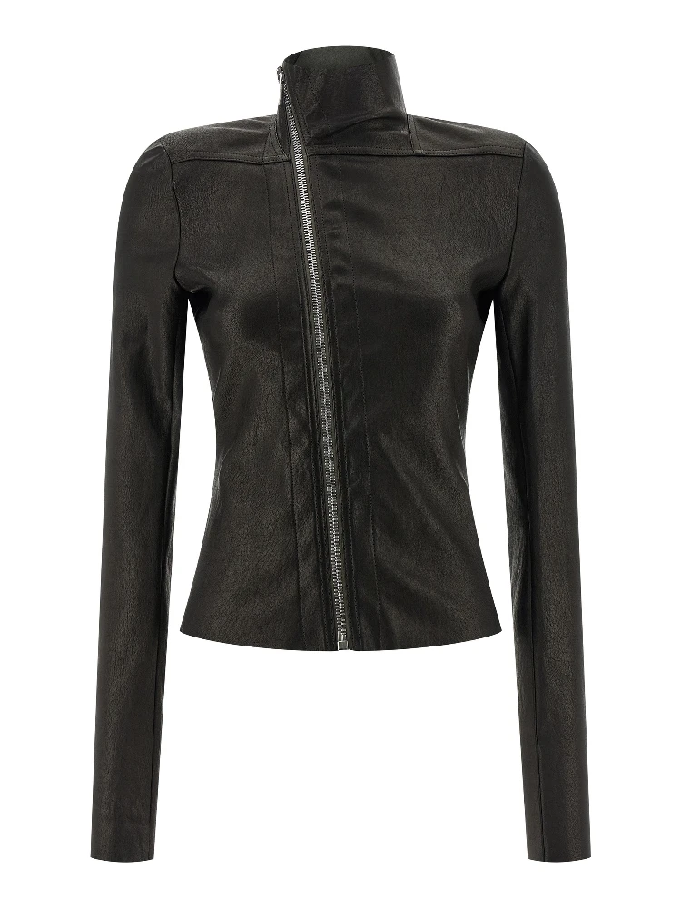 Black Lamb Leather Leather Jacket