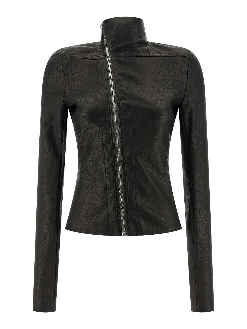 Black Lamb Leather Leather Jacket