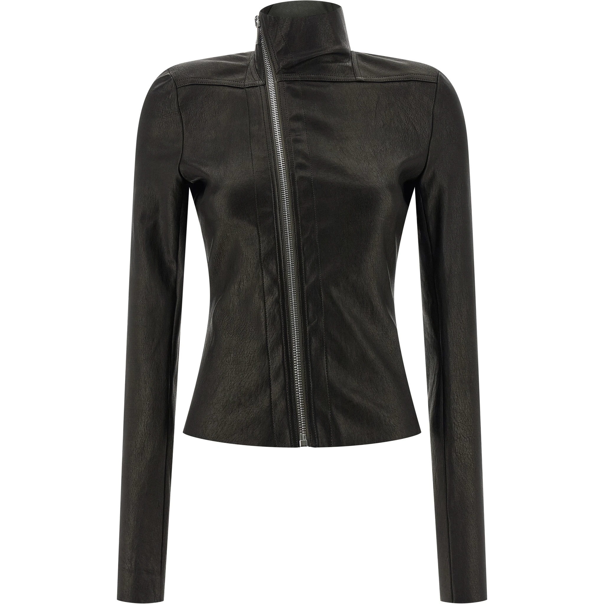 Black Lamb Leather Leather Jacket