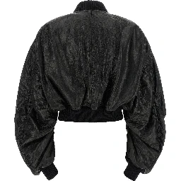 Black Lamb Leather Leather Jacket