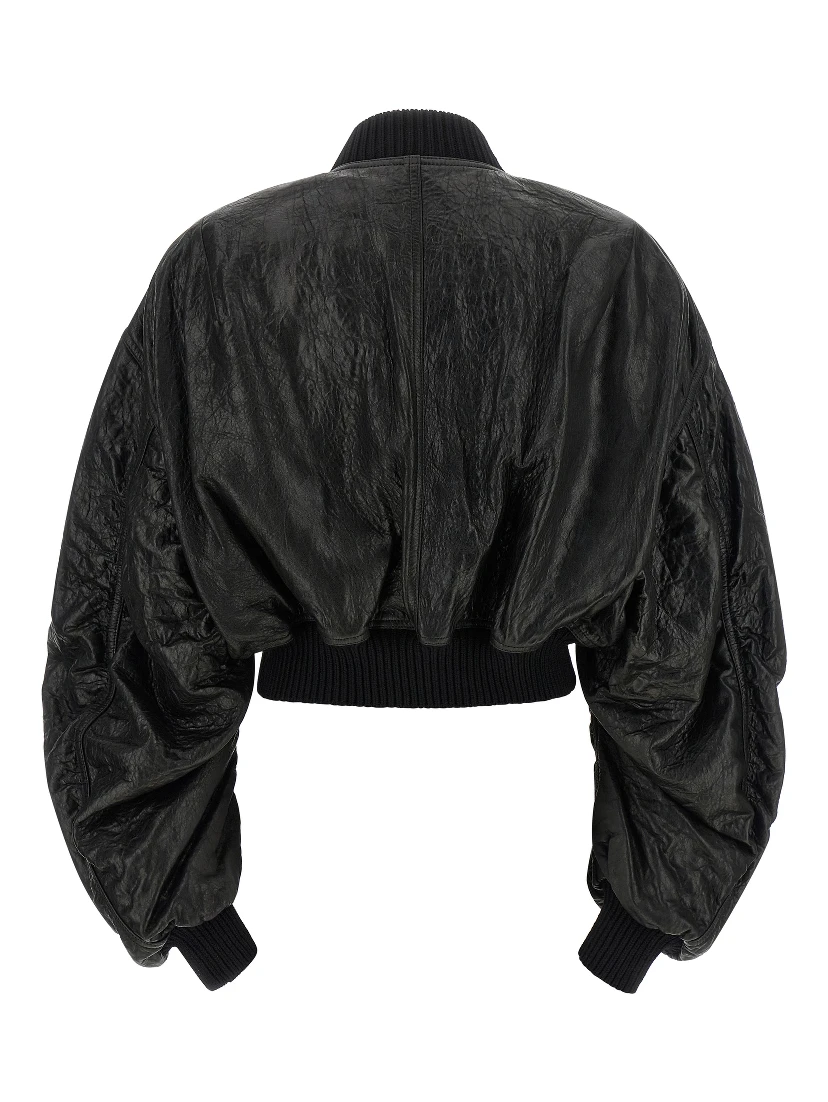 Black Lamb Leather Leather Jacket