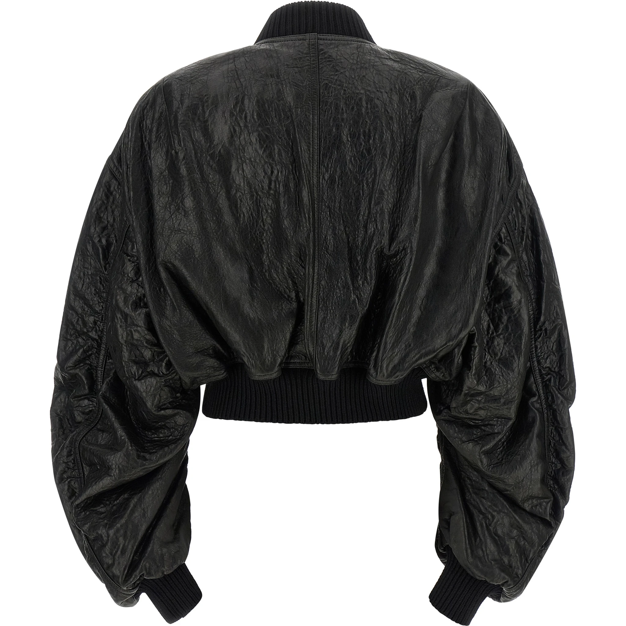 Black Lamb Leather Leather Jacket