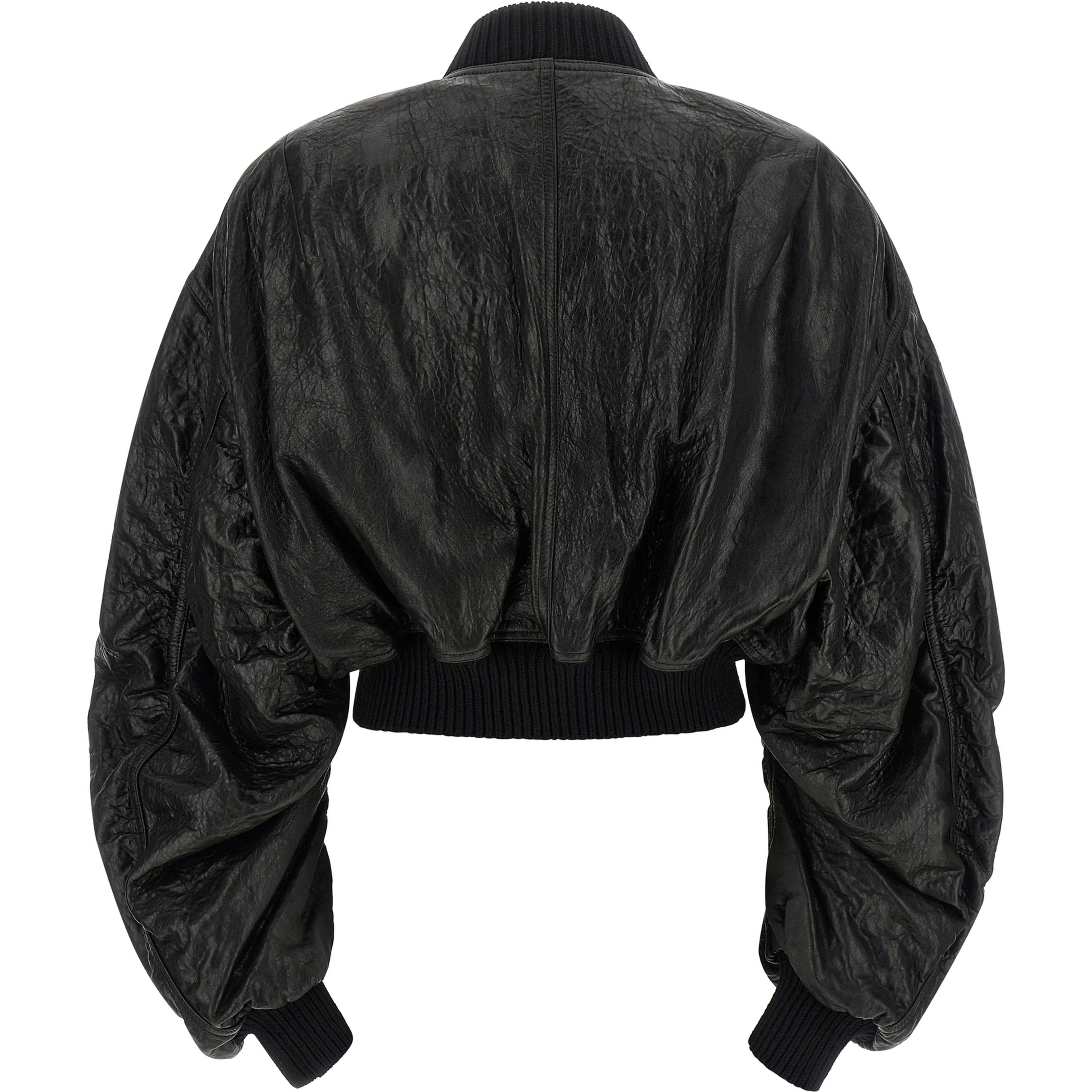 Black Lamb Leather Leather Jacket