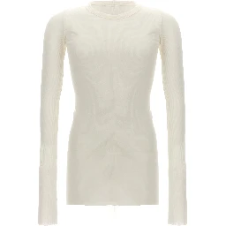 White Viscose T-Shirt