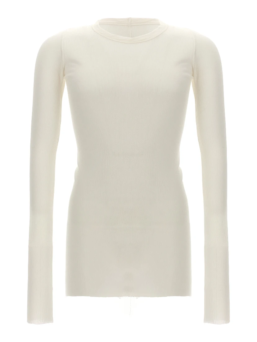 White Viscose T-Shirt