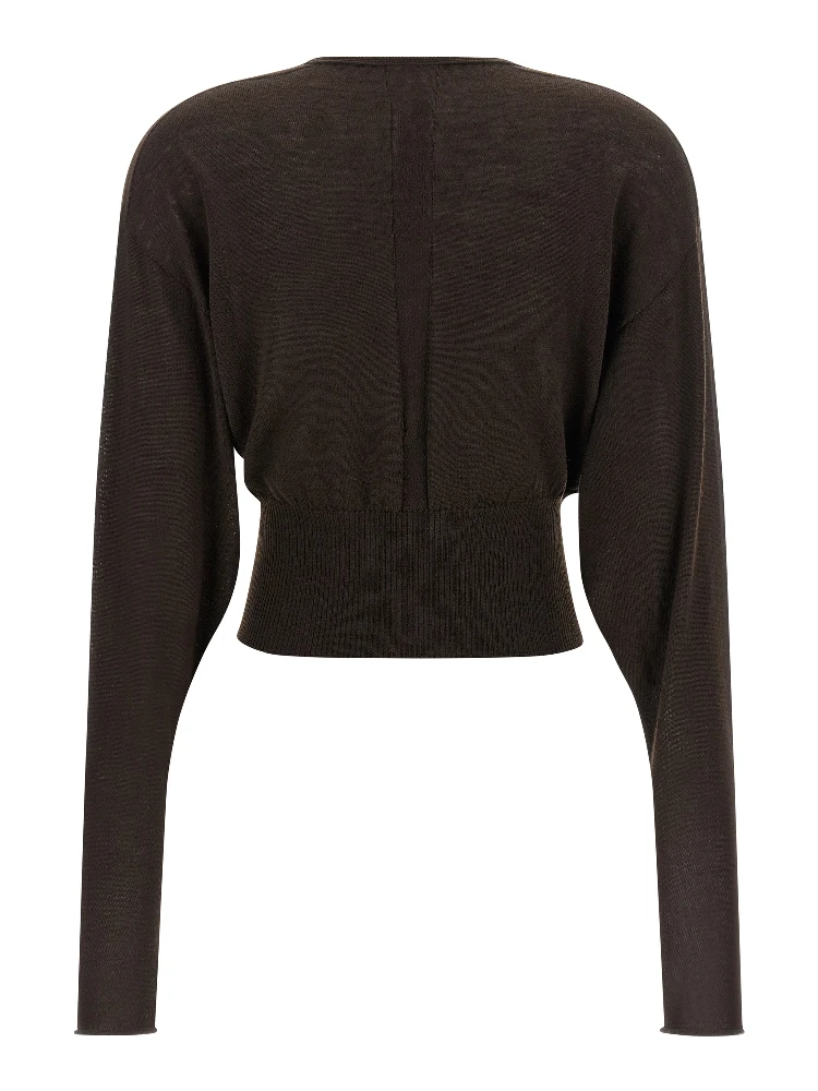 Brown Virgin Wool Shirt alternative