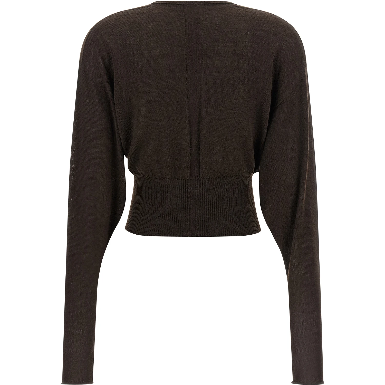 Brown Virgin Wool Shirt