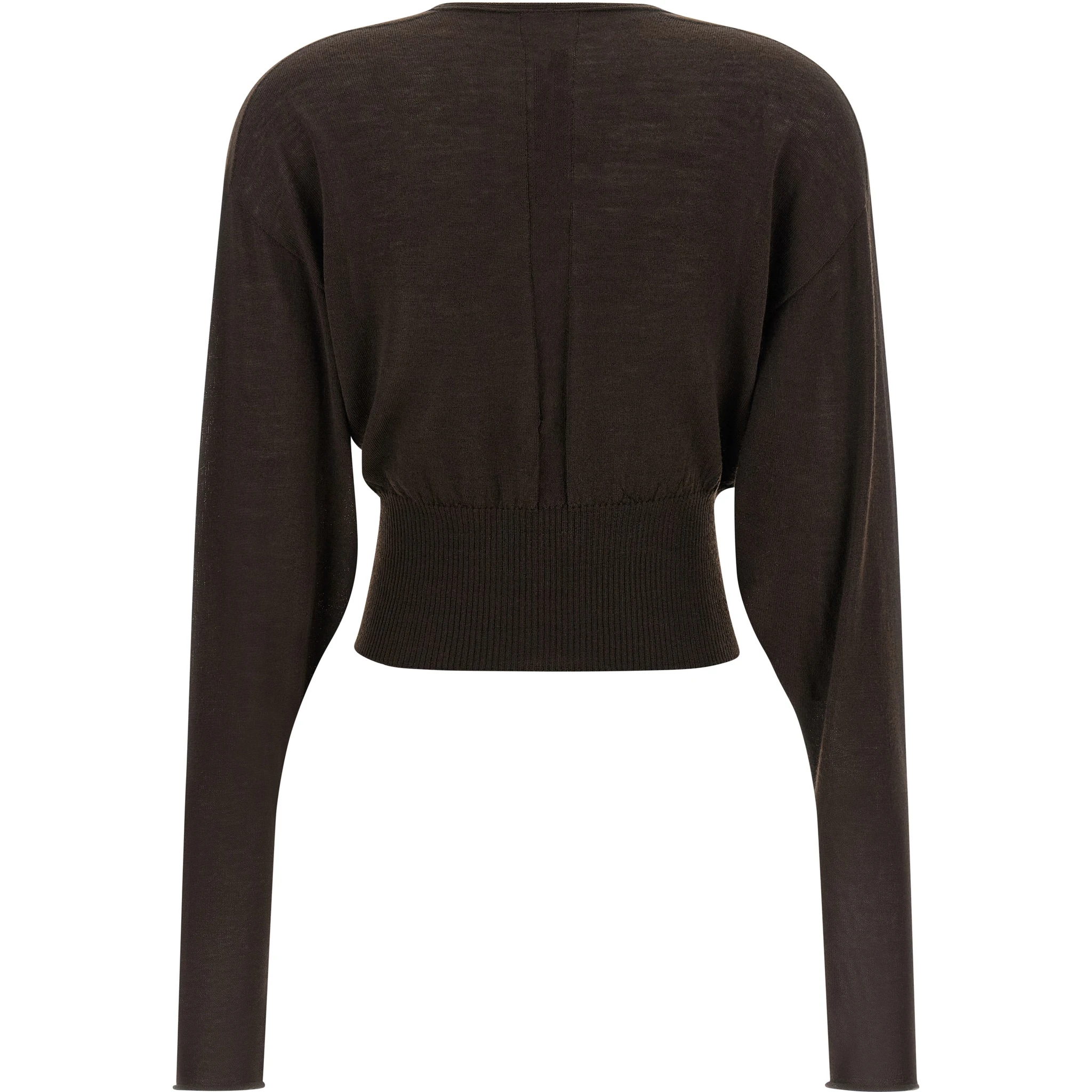 Brown Virgin Wool Shirt
