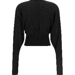 Black Cotton Sweatshirt