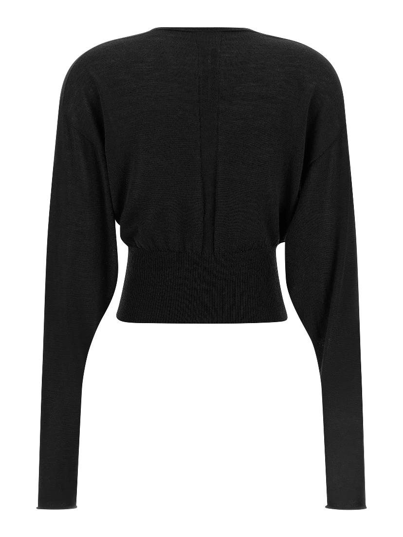 Black Cotton Sweatshirt