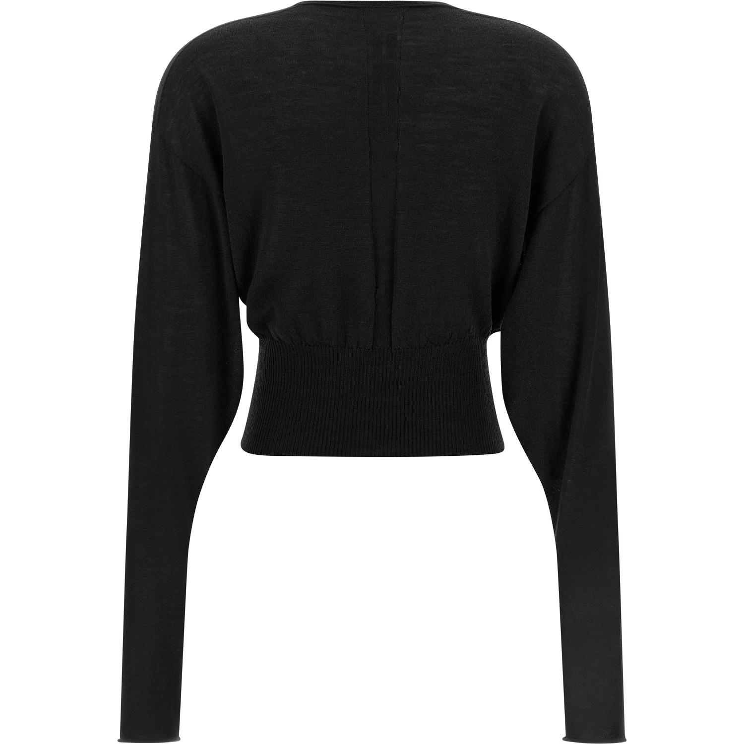 Black Cotton Sweatshirt