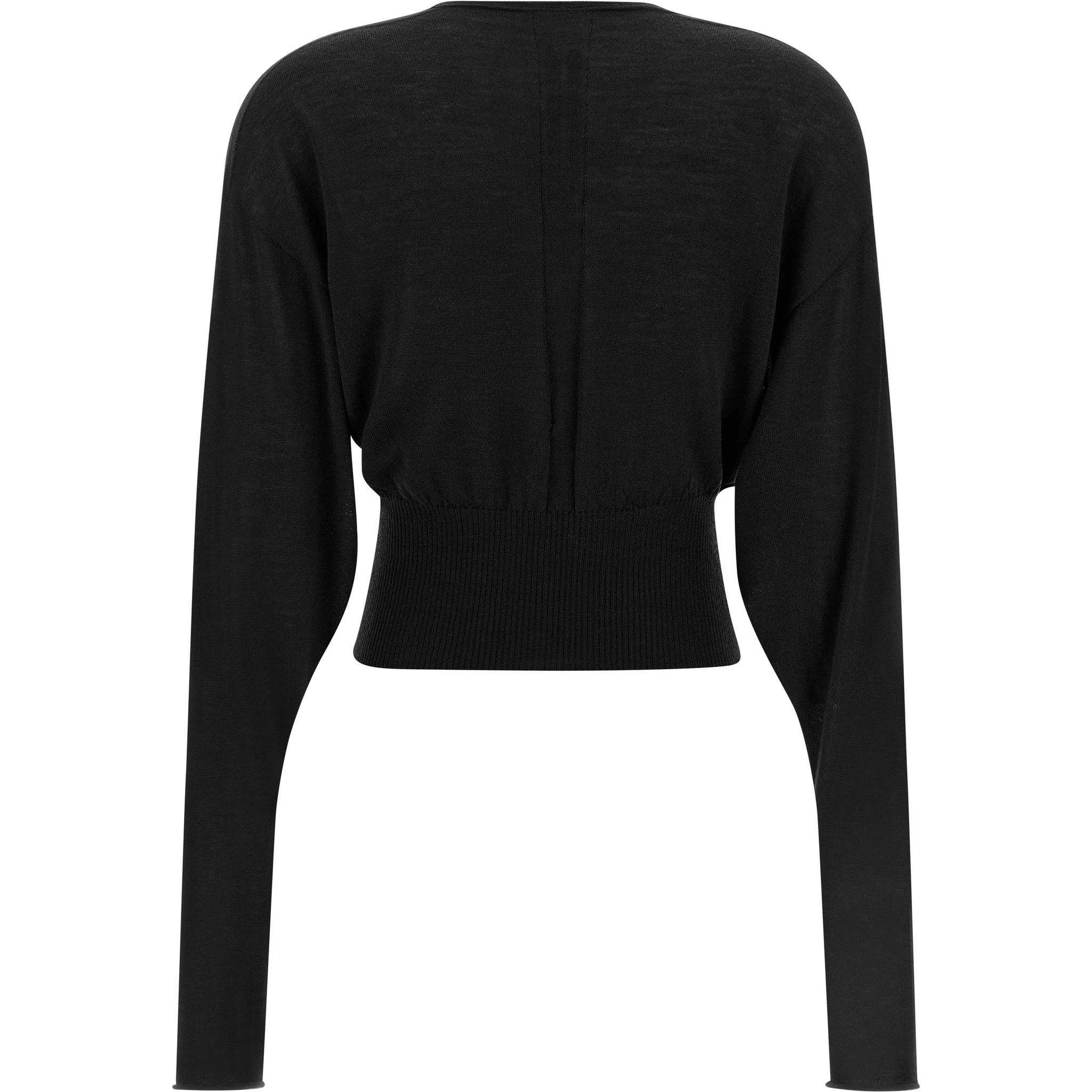 Black Cotton Sweatshirt