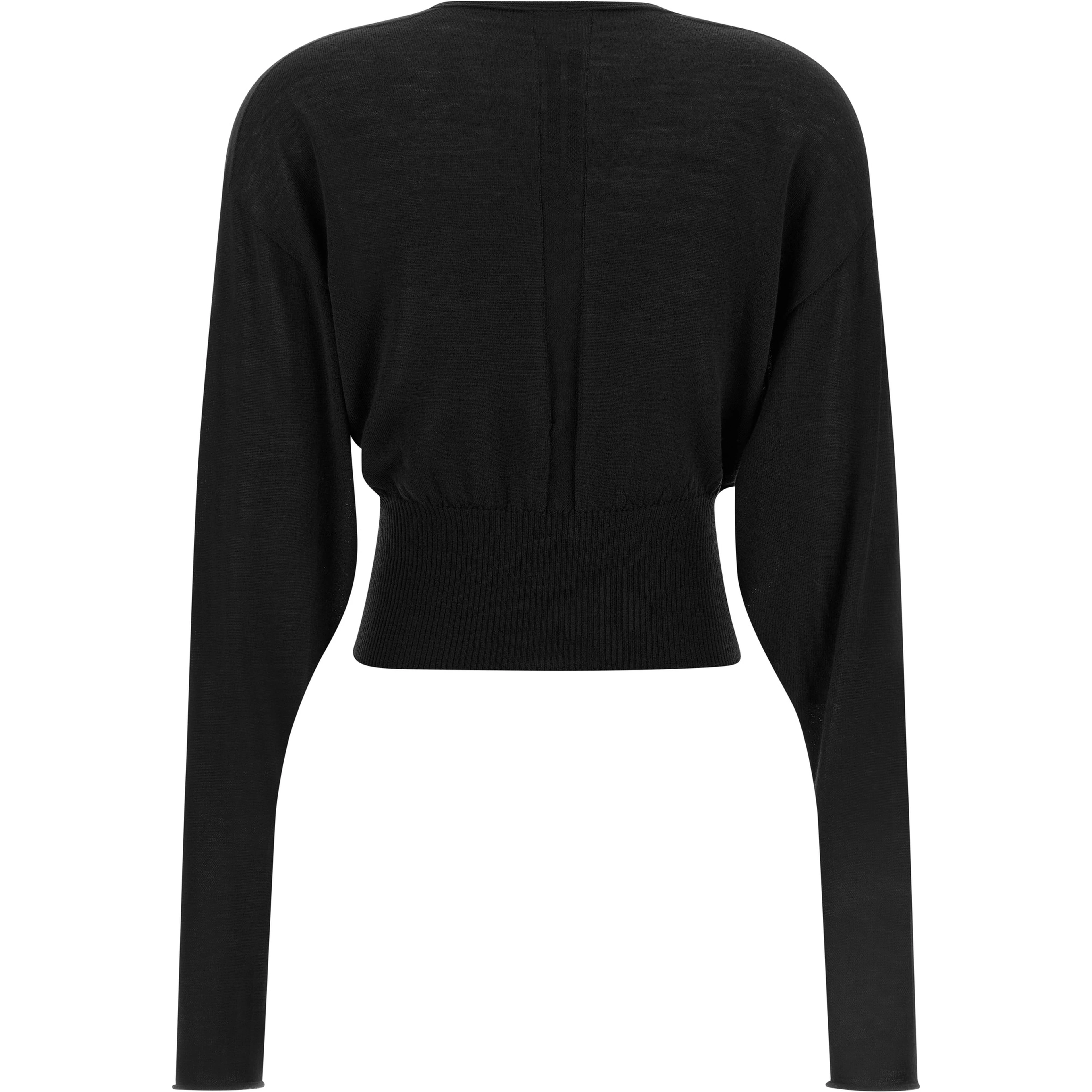 Black Cotton Sweatshirt