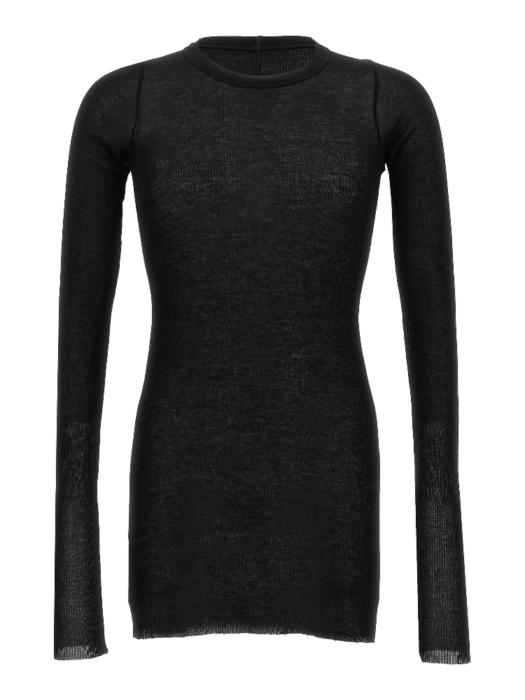 Black Viscose T-Shirt