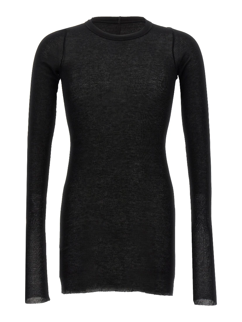 Black Viscose T-Shirt