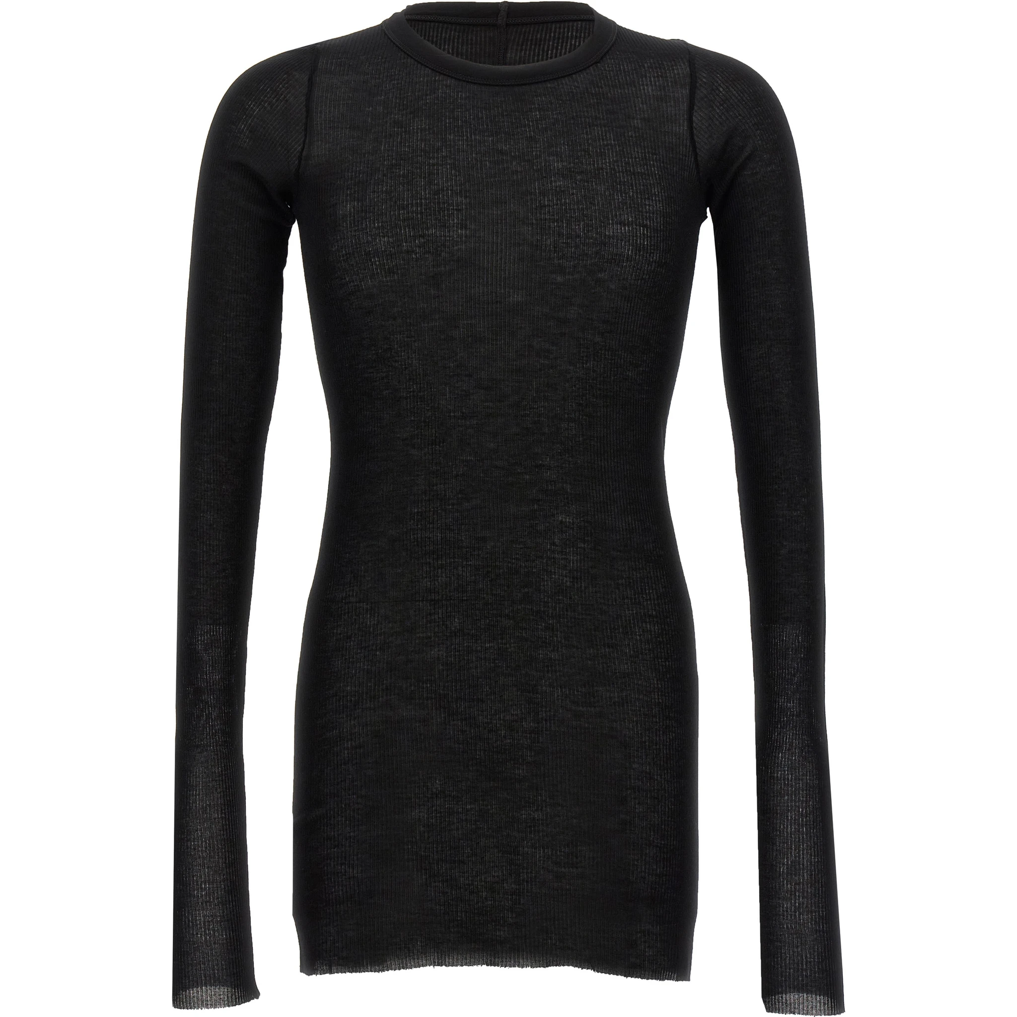 Black Viscose T-Shirt