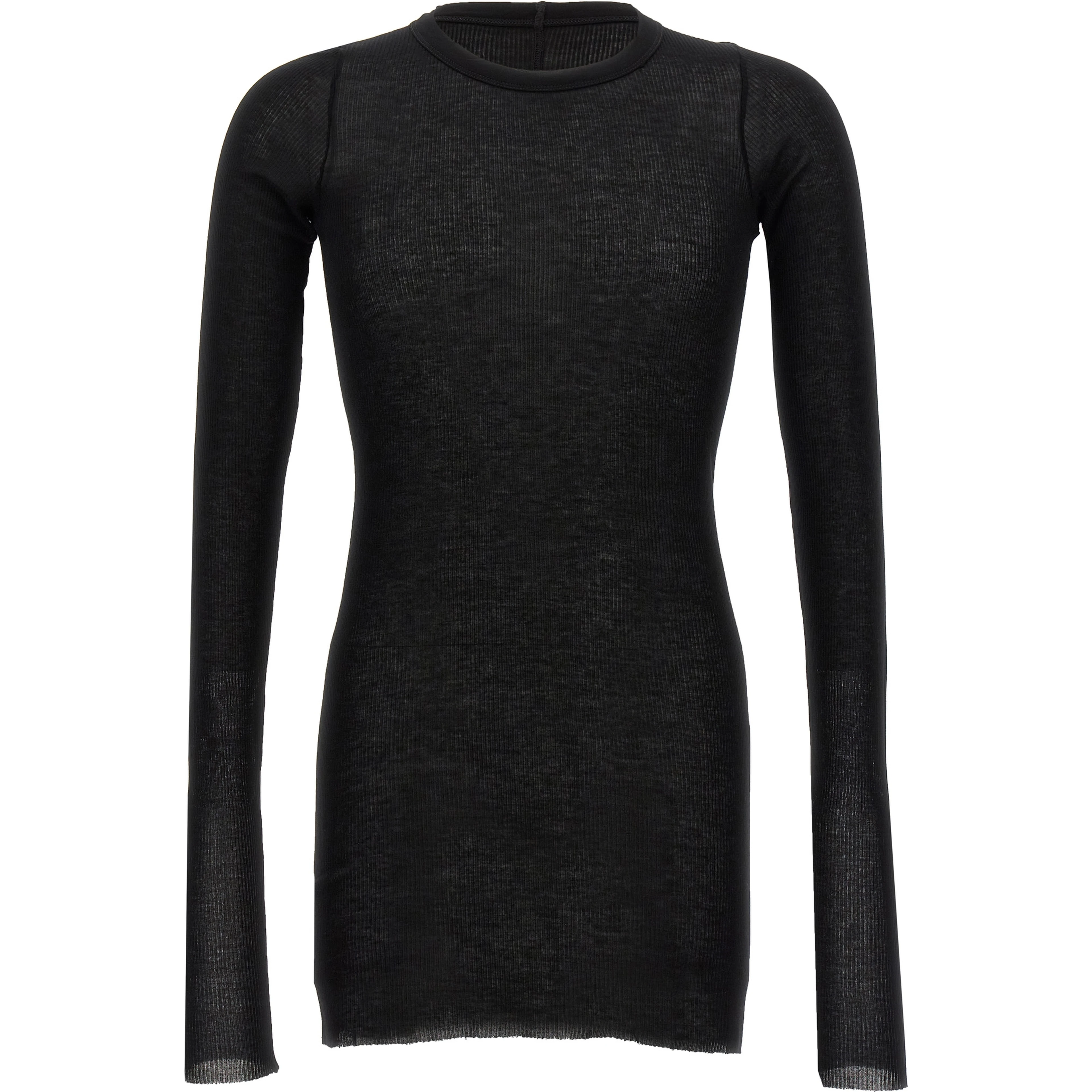 Black Viscose T-Shirt