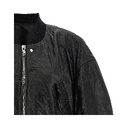 Black Lamb Leather Leather Jacket