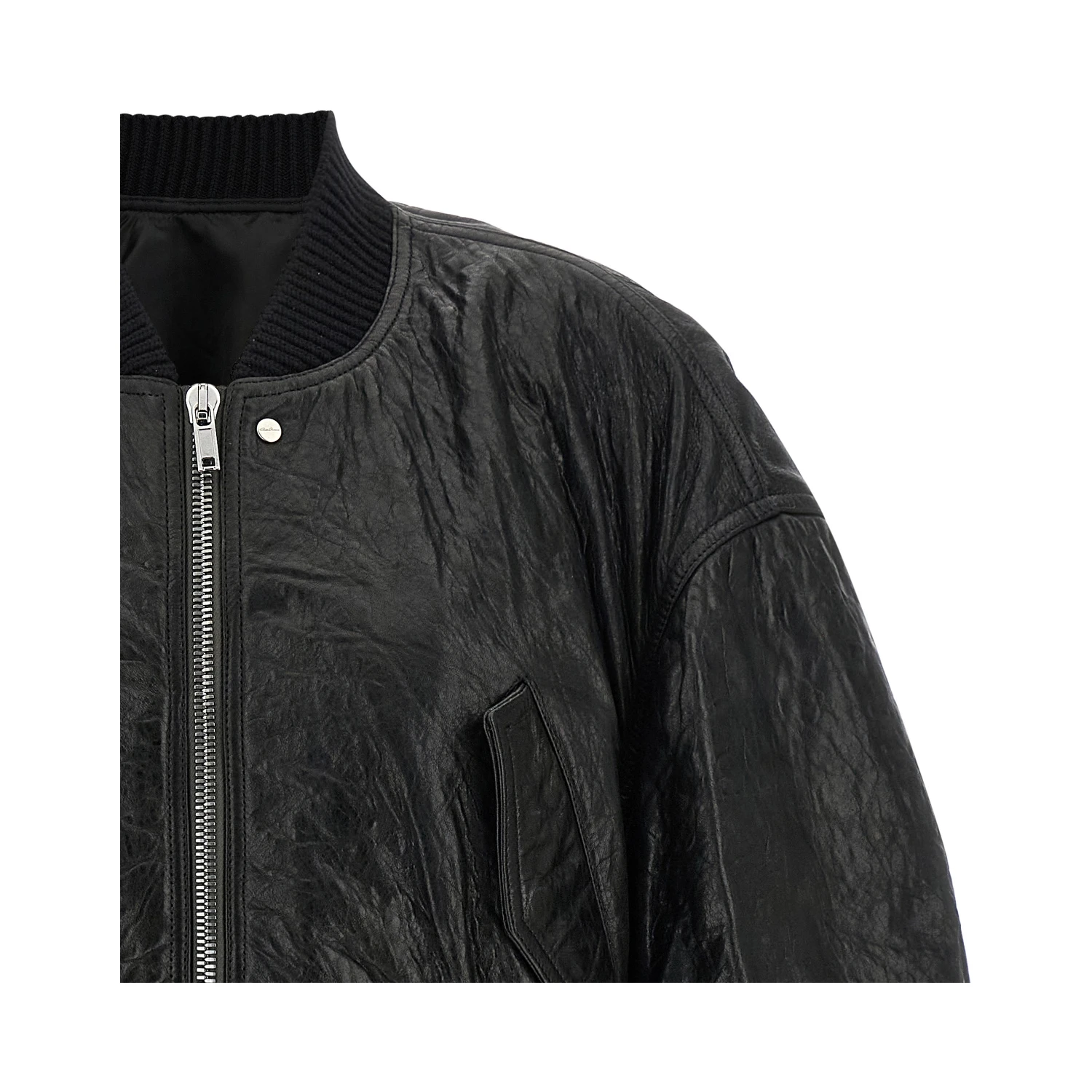 Black Lamb Leather Leather Jacket