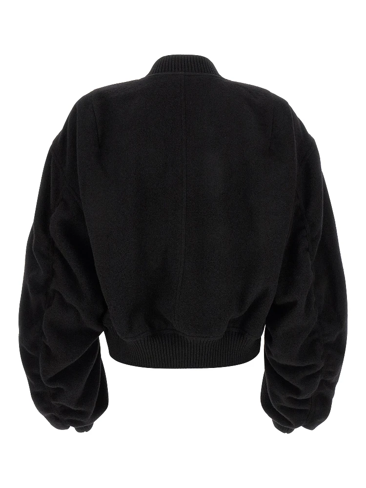 Black Virgin Wool Bomber alternative