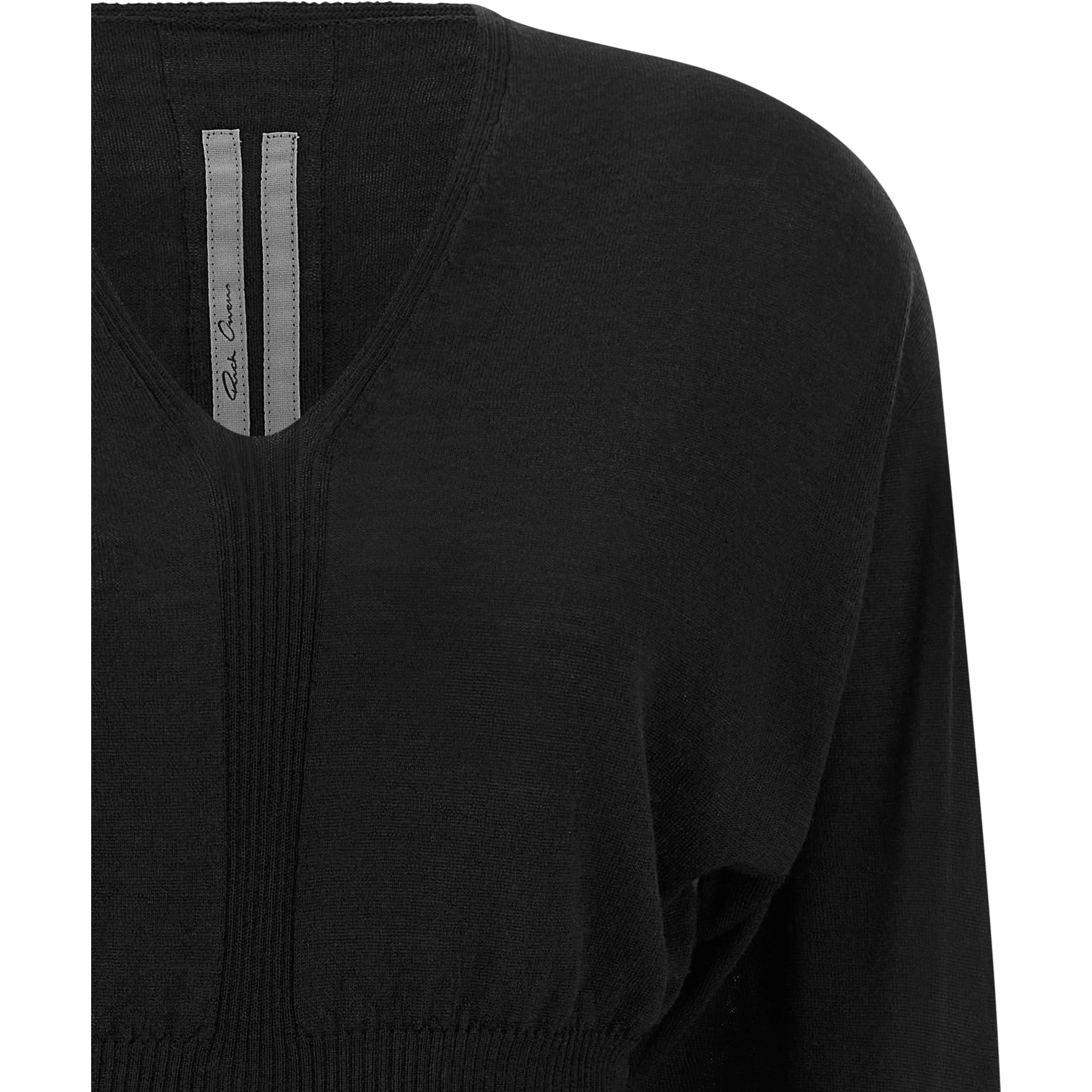 Black Cotton Sweatshirt