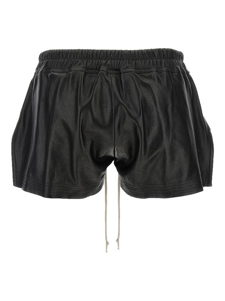 Black Lamb Leather Bermuda Shorts alternative