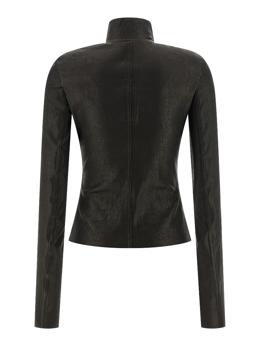Black Lamb Leather Leather Jacket