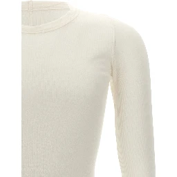 White Viscose T-Shirt