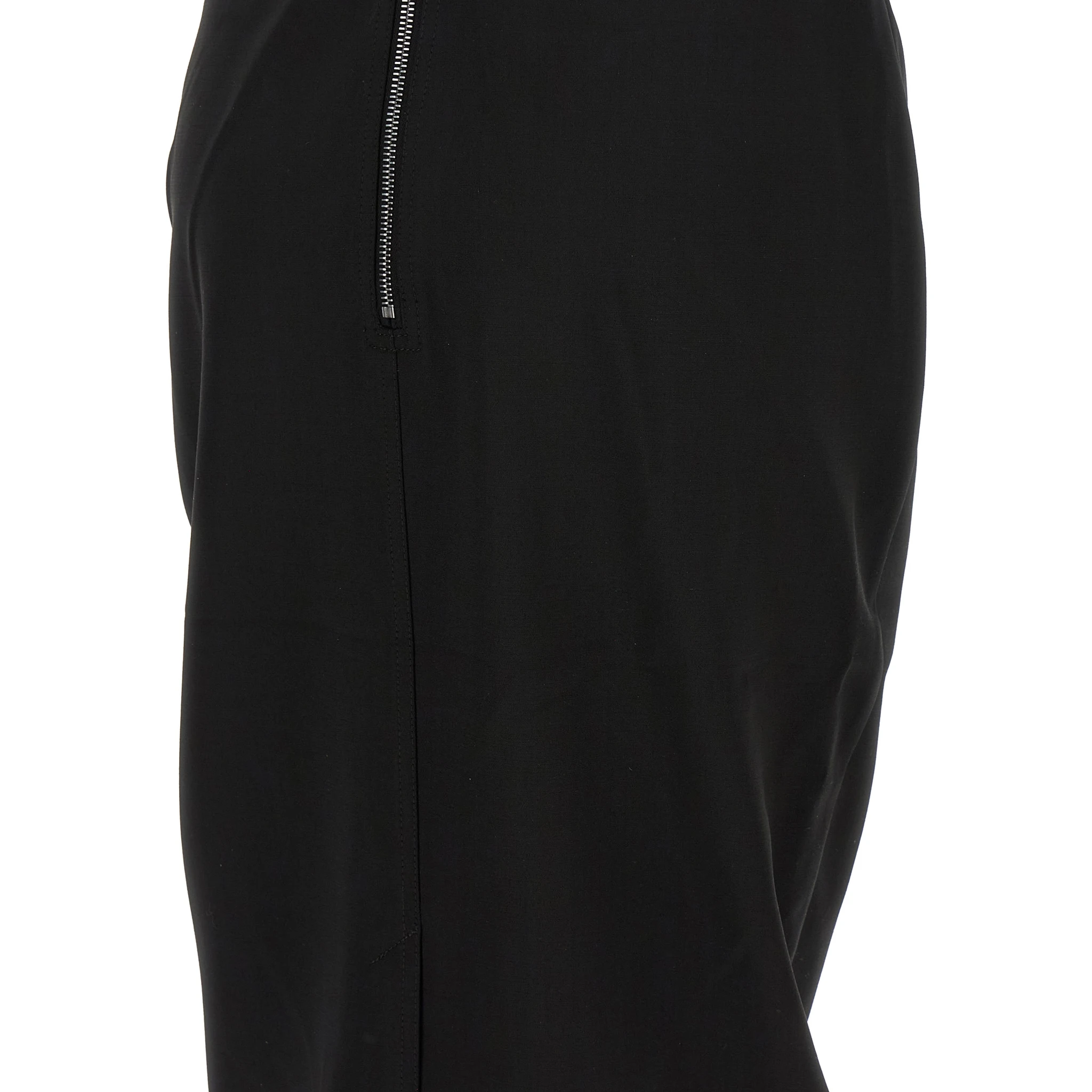 Black Wool Long Dress