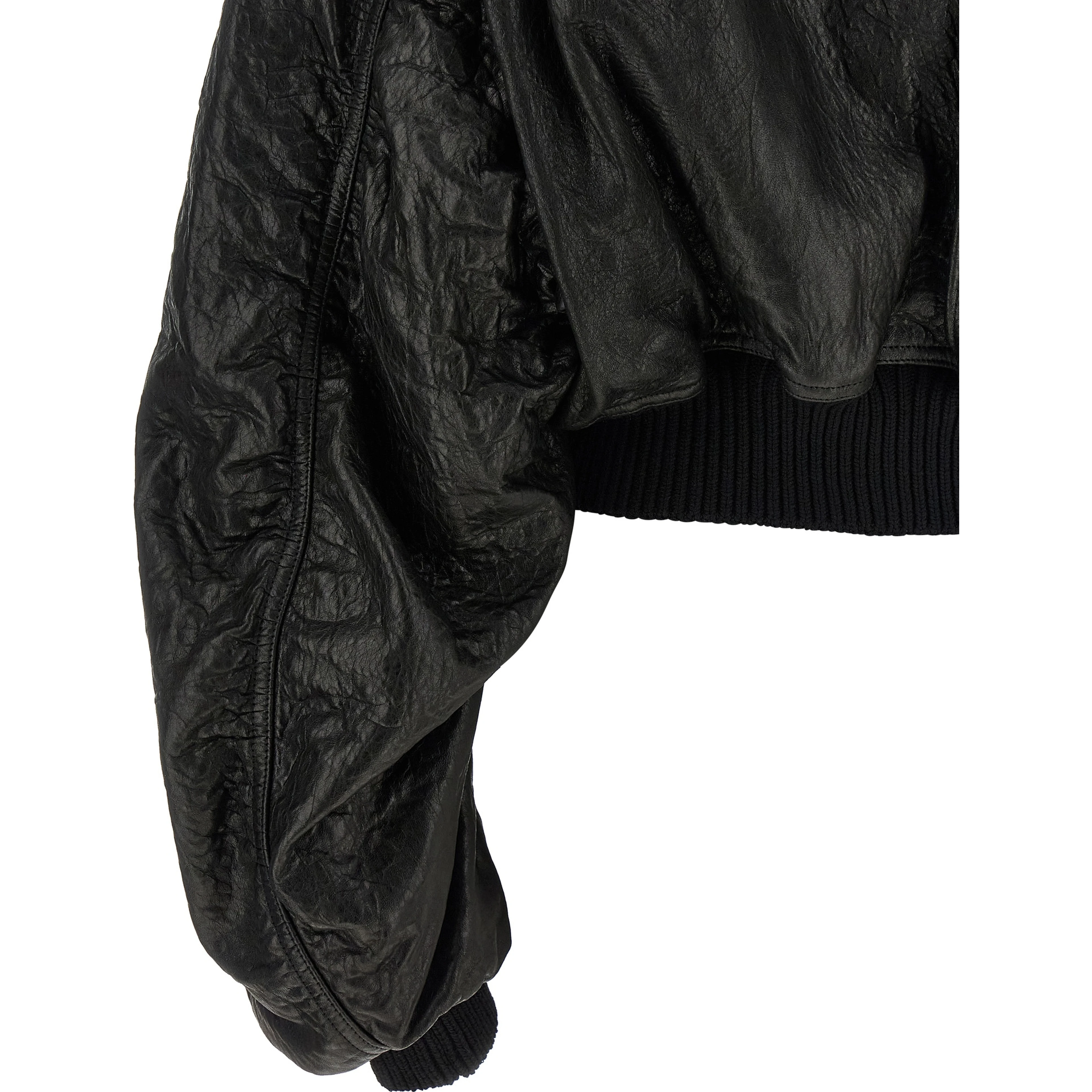 Black Lamb Leather Leather Jacket