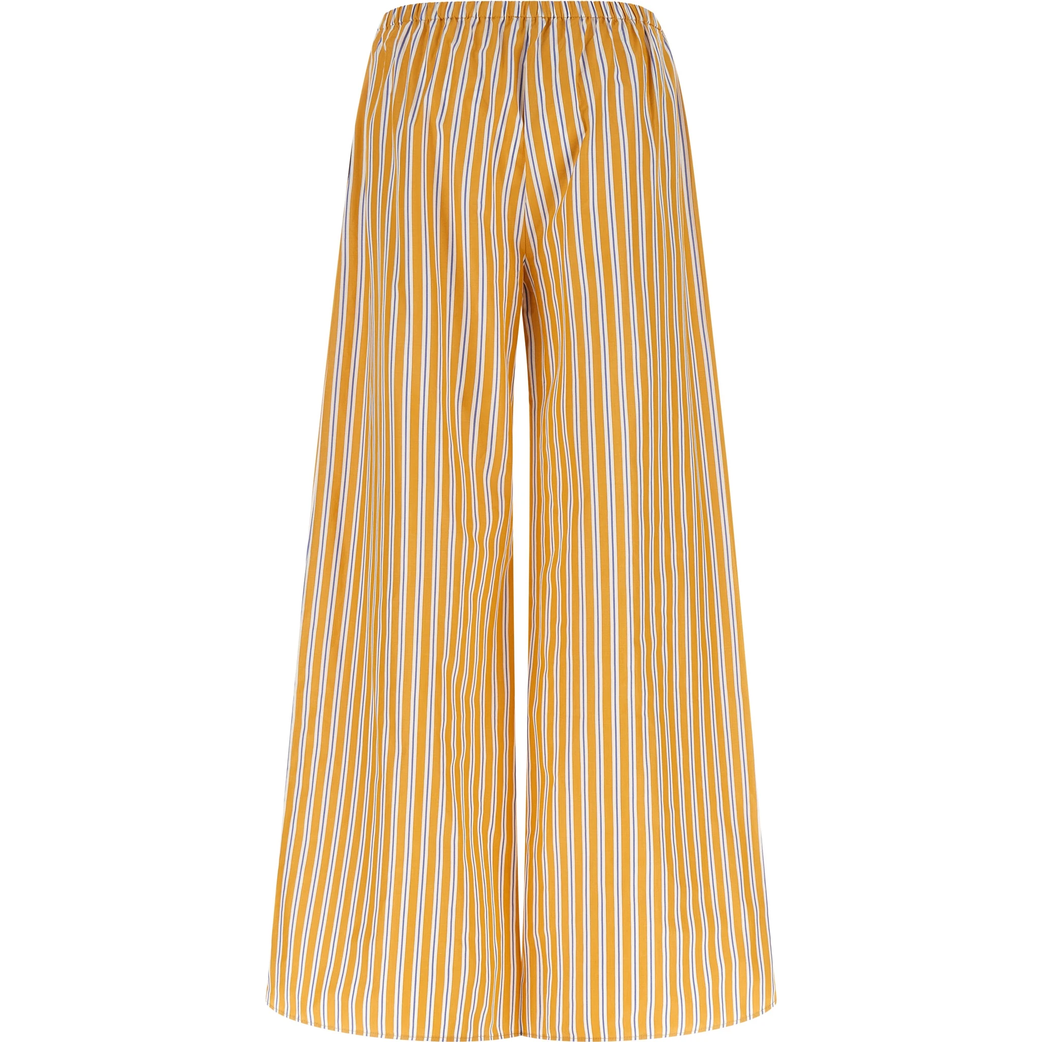 Bicolor Cotton Casual Pants