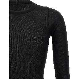 Black Viscose T-Shirt