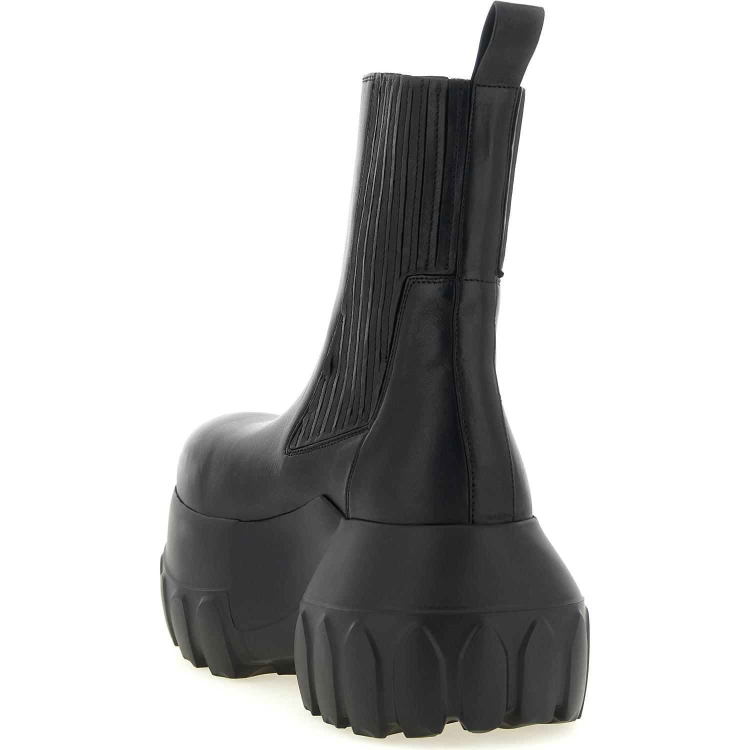 Black Ramie Ankle Boots