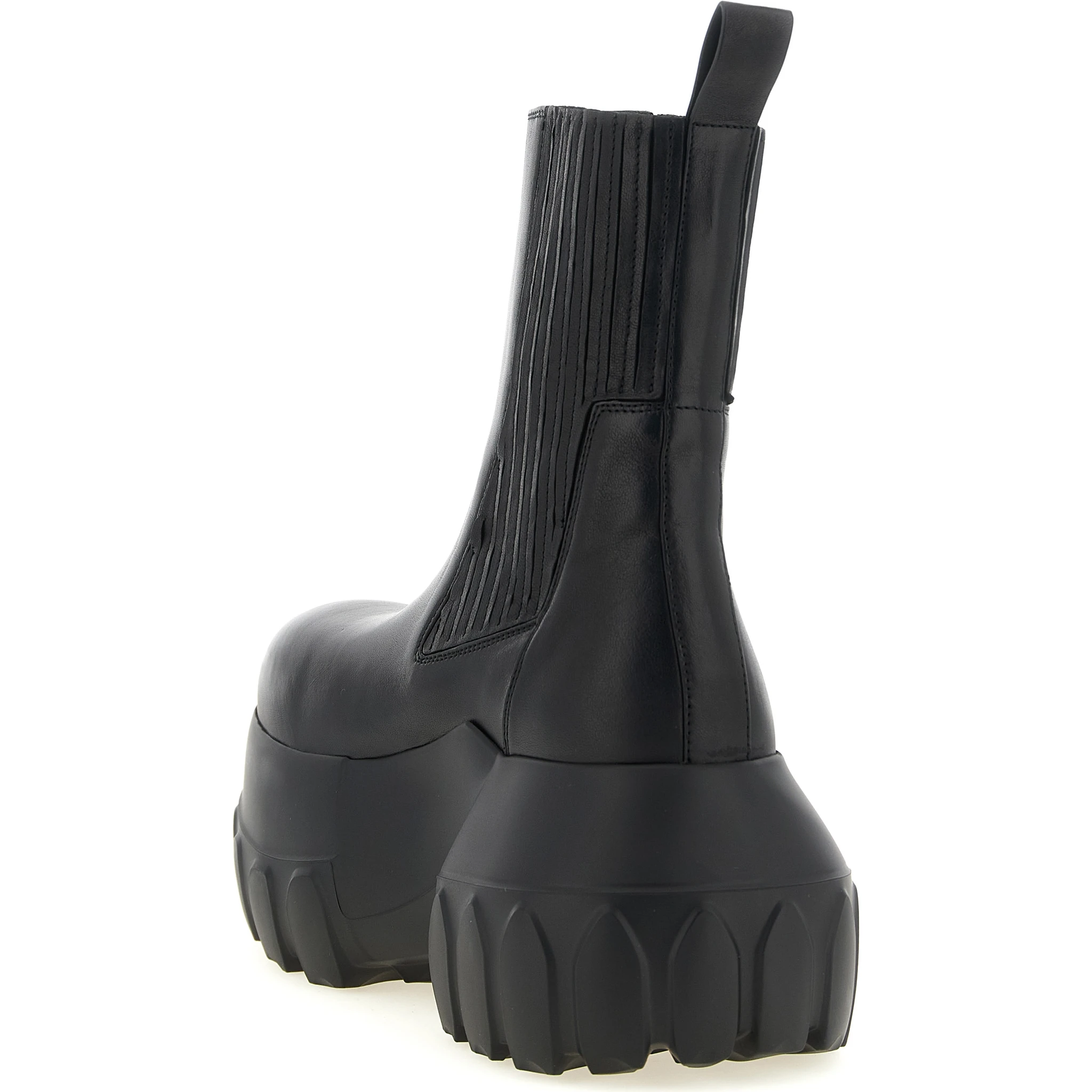 Black Ramie Ankle Boots