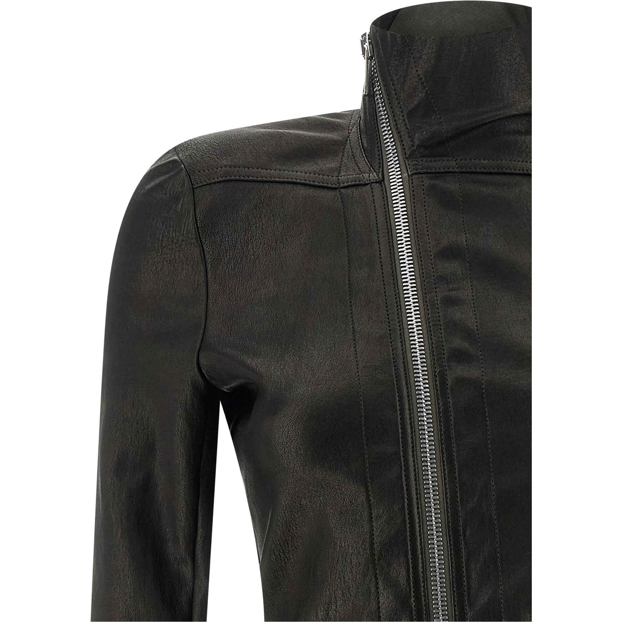 Black Lamb Leather Leather Jacket