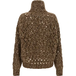 Brown Wool Cardigan