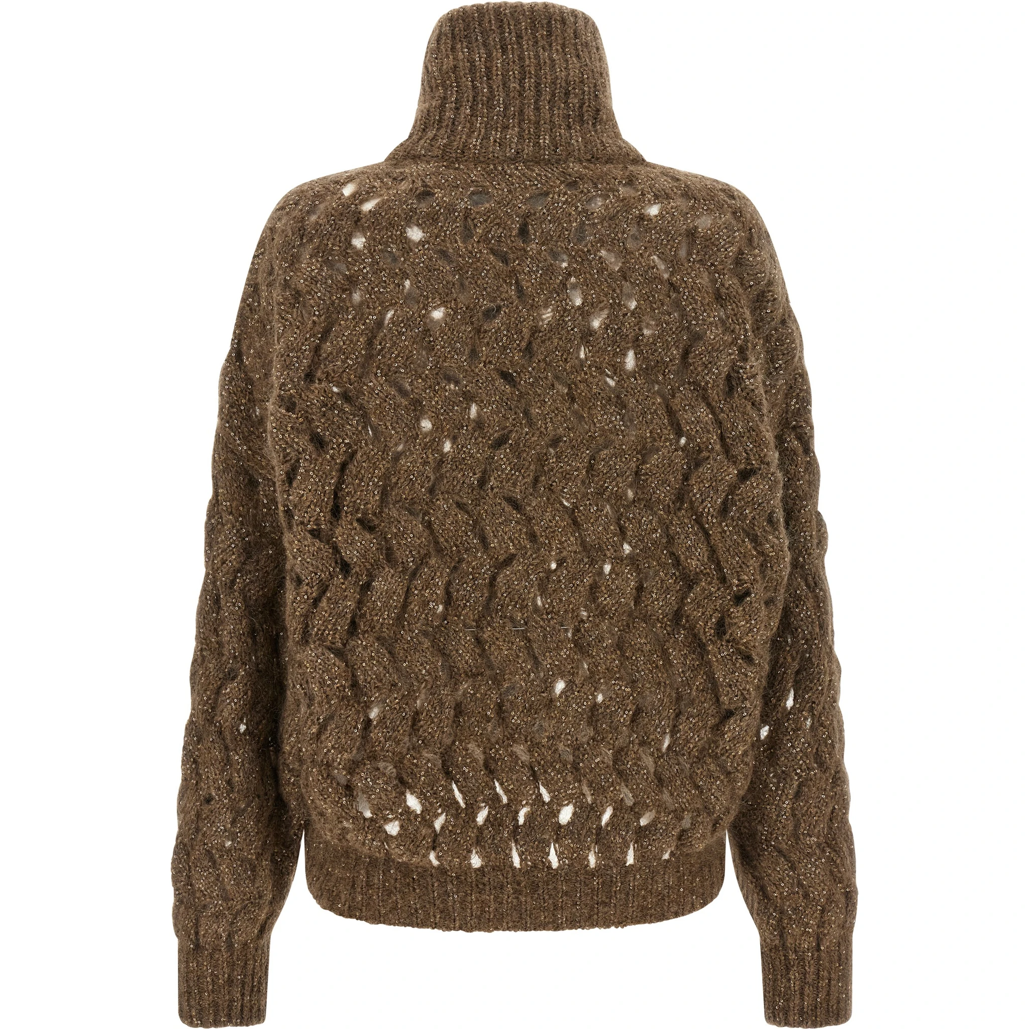 Brown Wool Cardigan