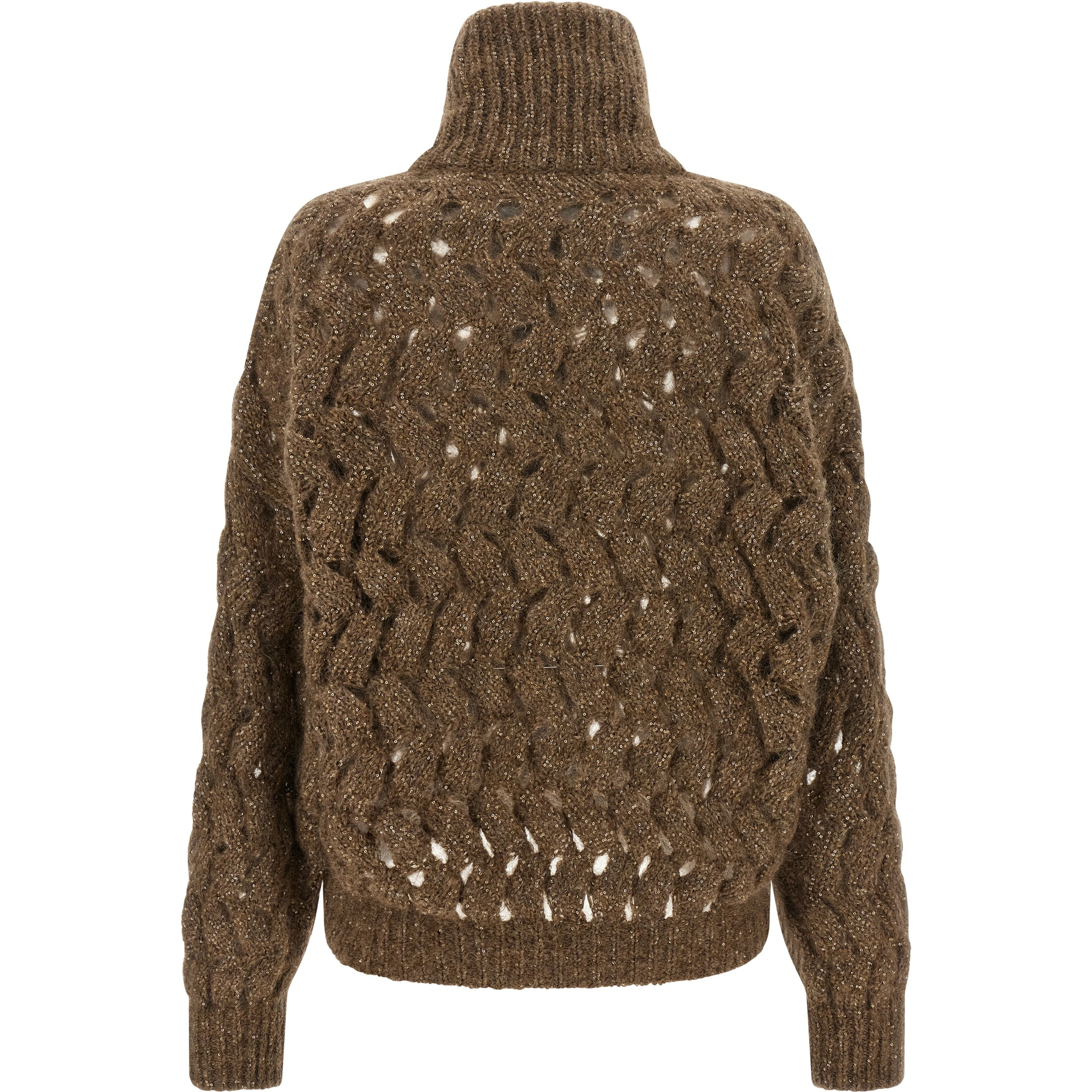Brown Wool Cardigan