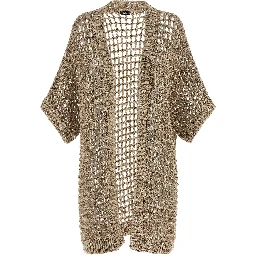 Beige Cotton Cardigan