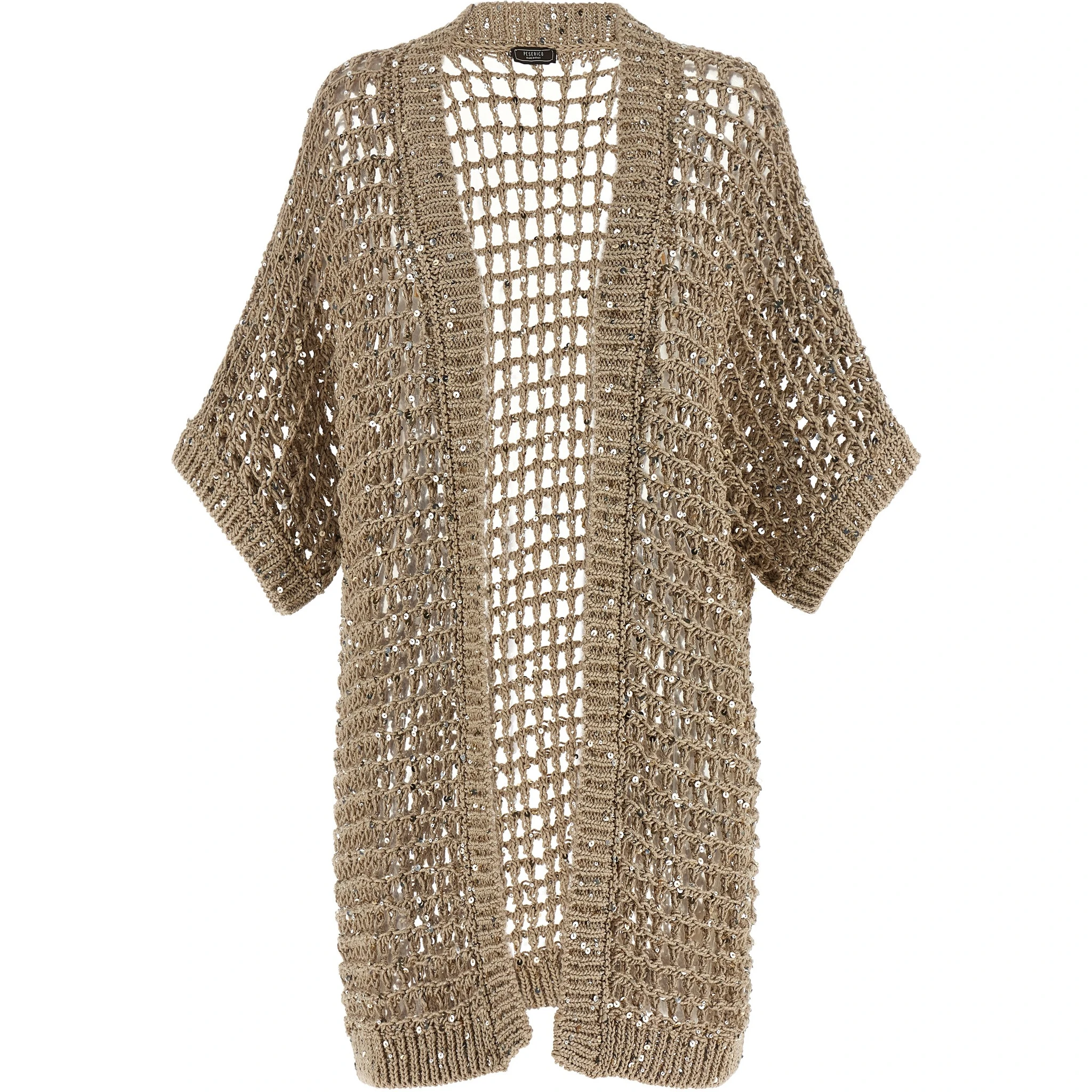 Beige Cotton Cardigan