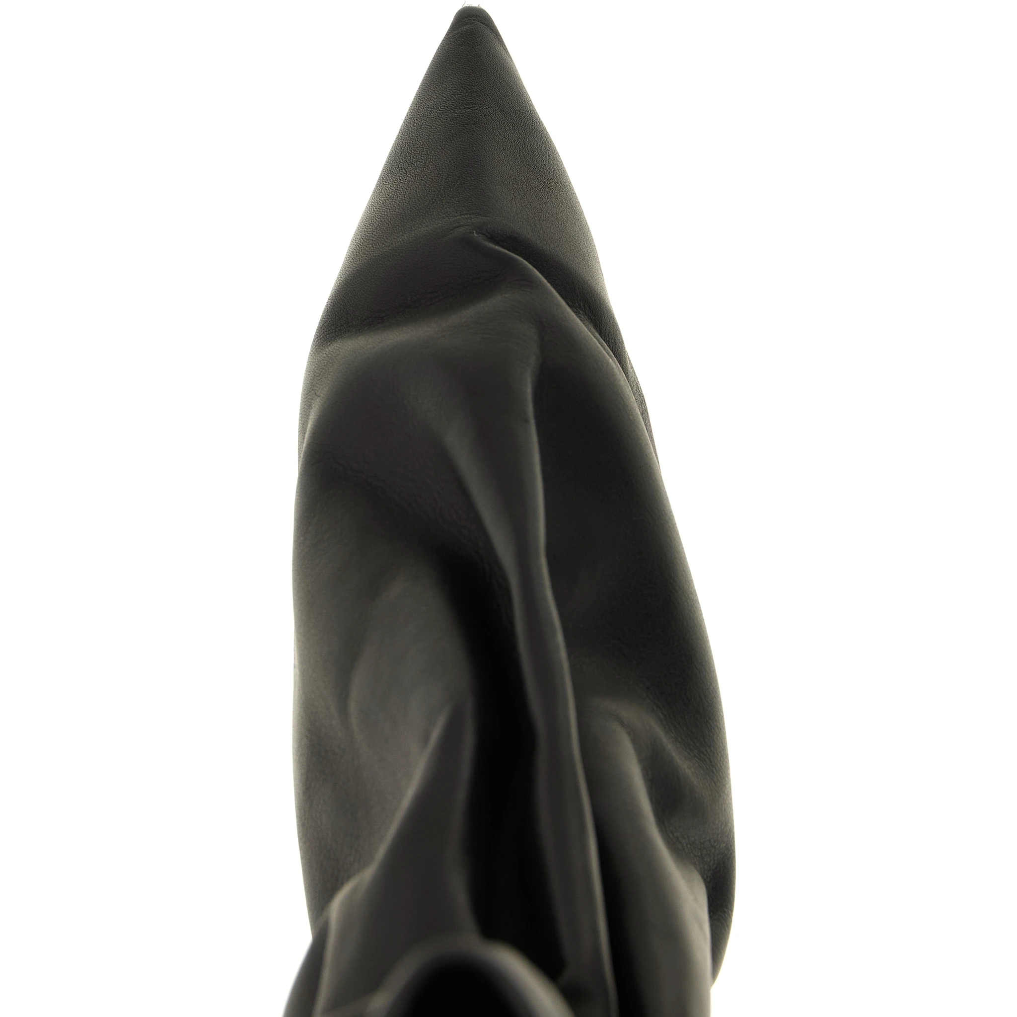 Black Calfskin Ankle Boots