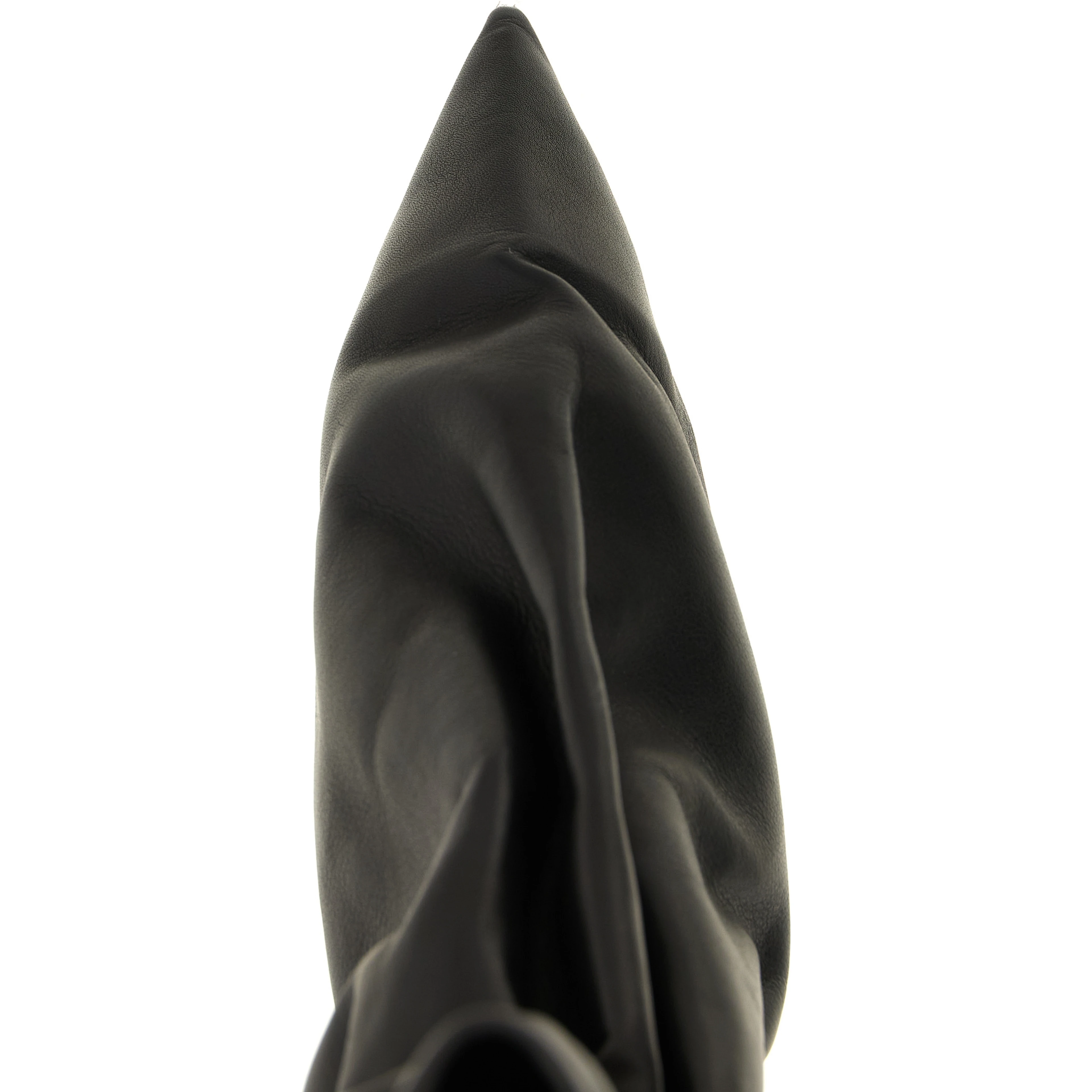 Black Calfskin Ankle Boots