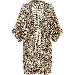 Beige Cotton Cardigan