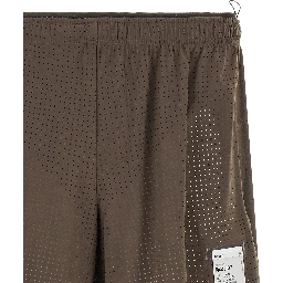 Gray Polyamide Bermuda Shorts
