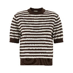 Brown Cotton Cardigan