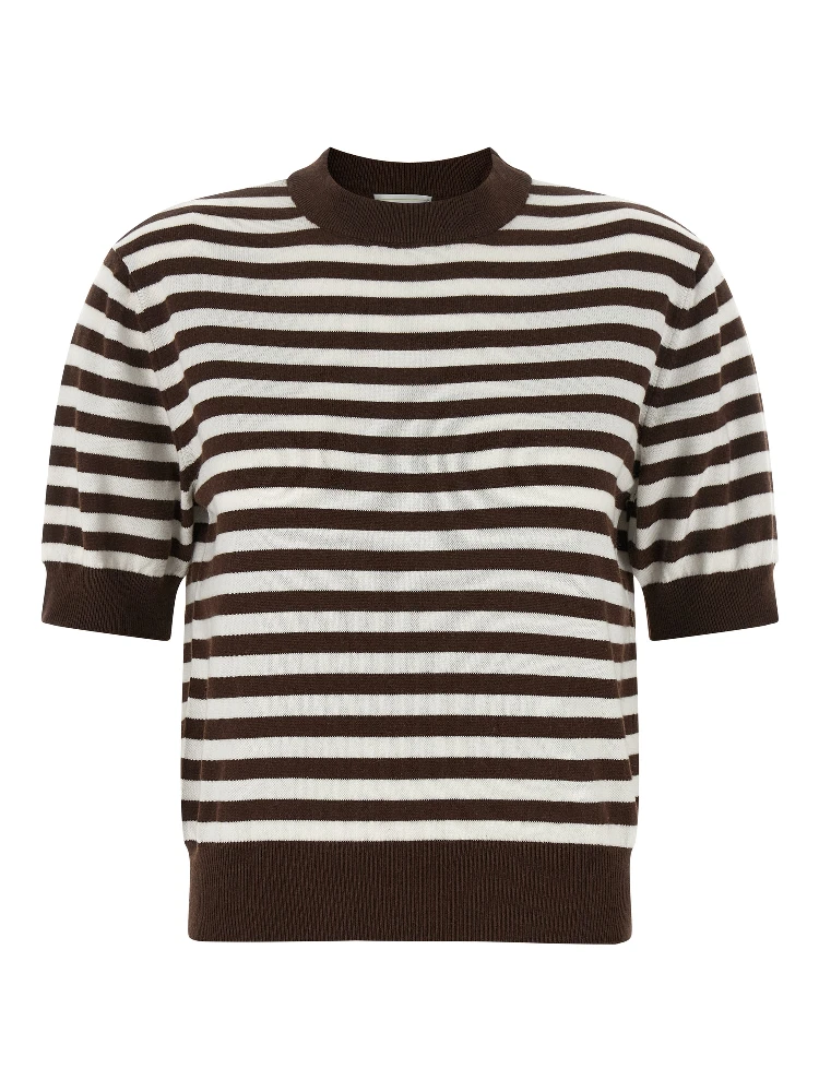 Brown Cotton Cardigan