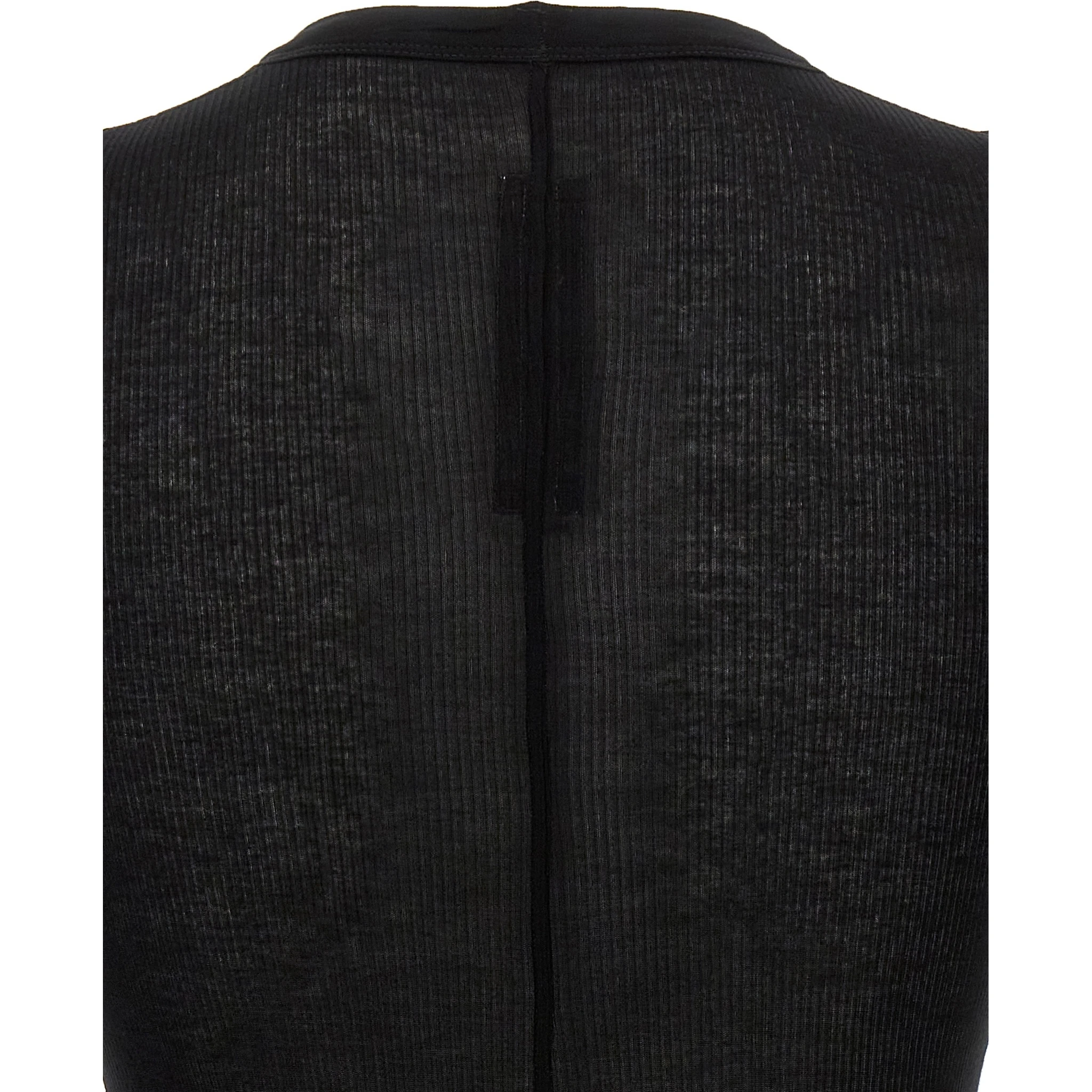 Black Viscose T-Shirt
