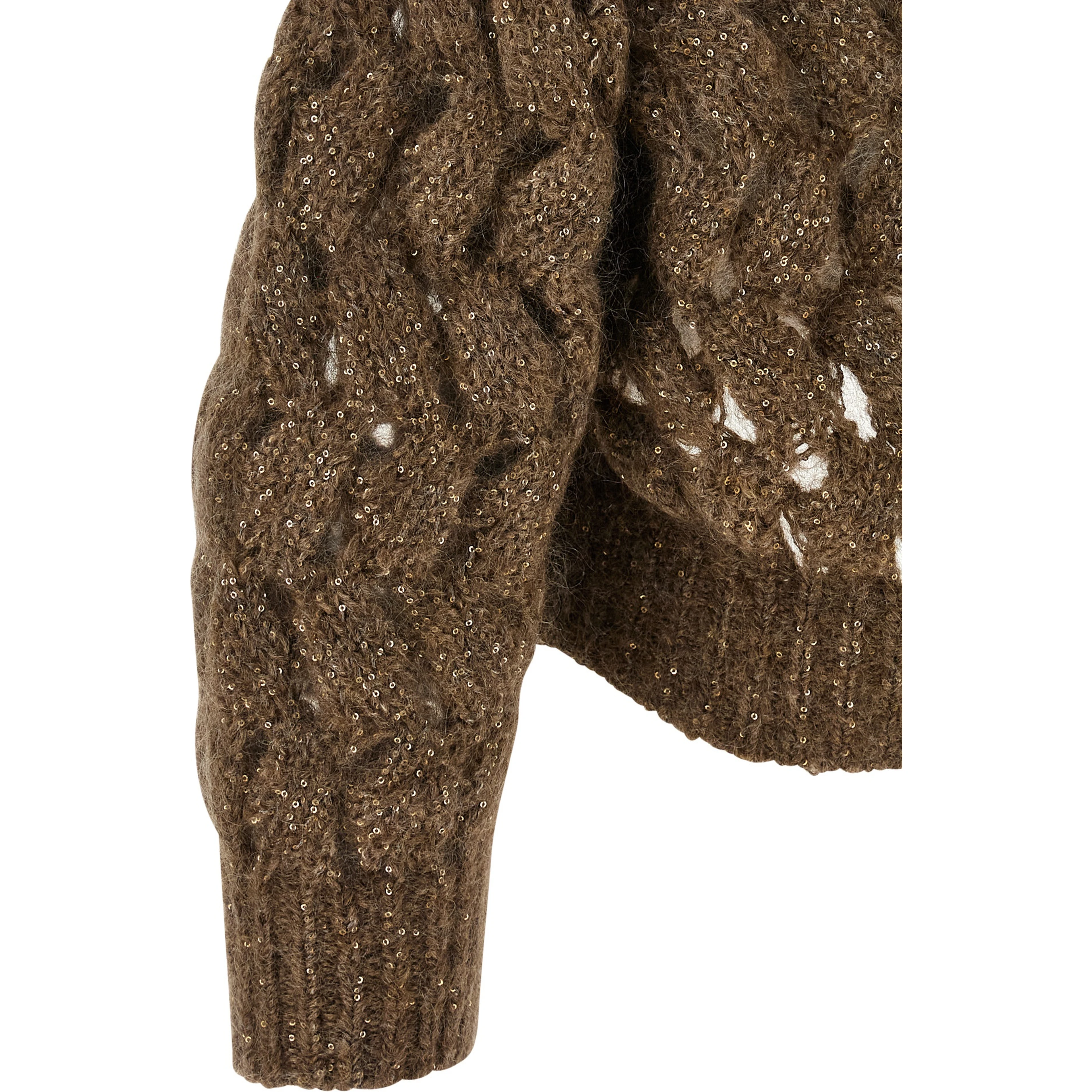 Brown Wool Cardigan