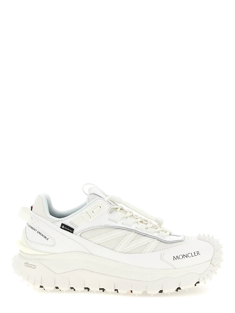 White Polyamide Athletic Sneakers